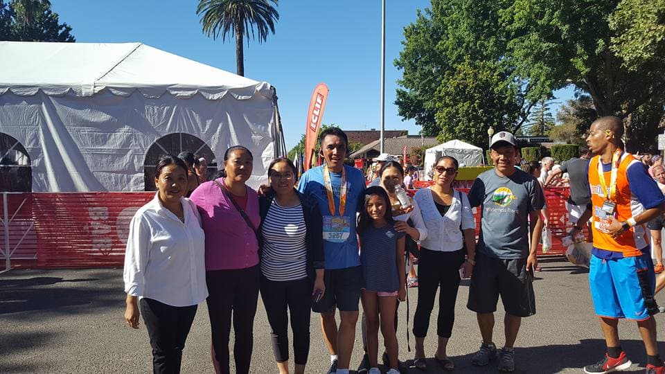 HSC Member Pasang Nuru participating in Napa - Sonoma Marathon 2017